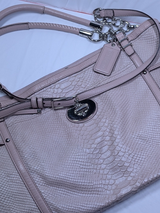 Coach Handbags - Coach Audrey Blush Pink Leather Tote Bag